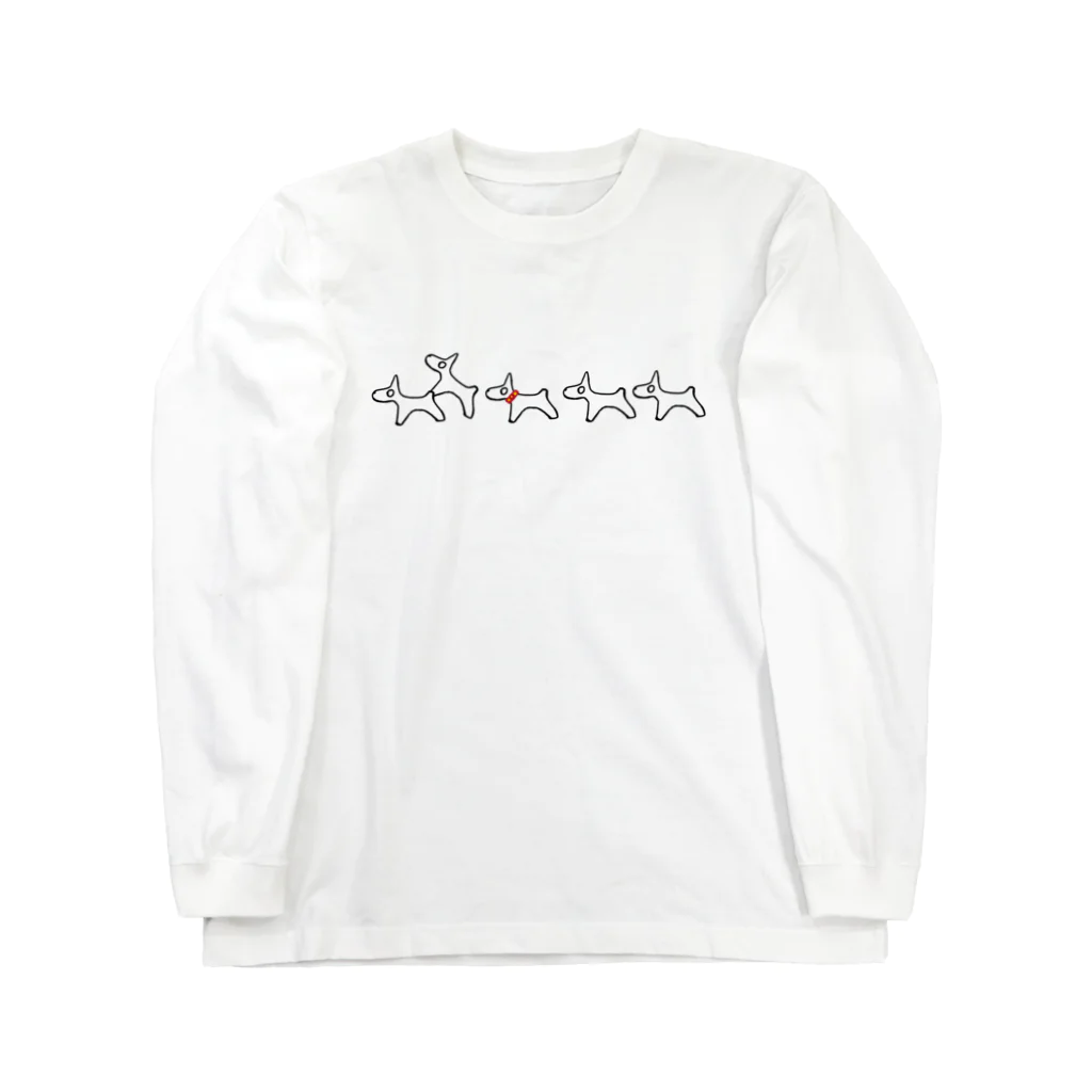 からばく社のスコッチテリアサイン① Long Sleeve T-Shirt