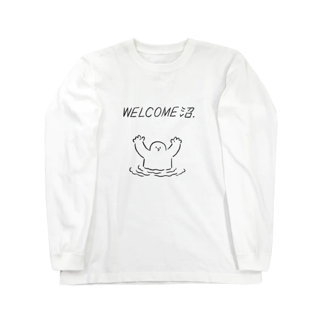 みぞぐちともやのWELCOME沼 ロングスリーブTシャツ