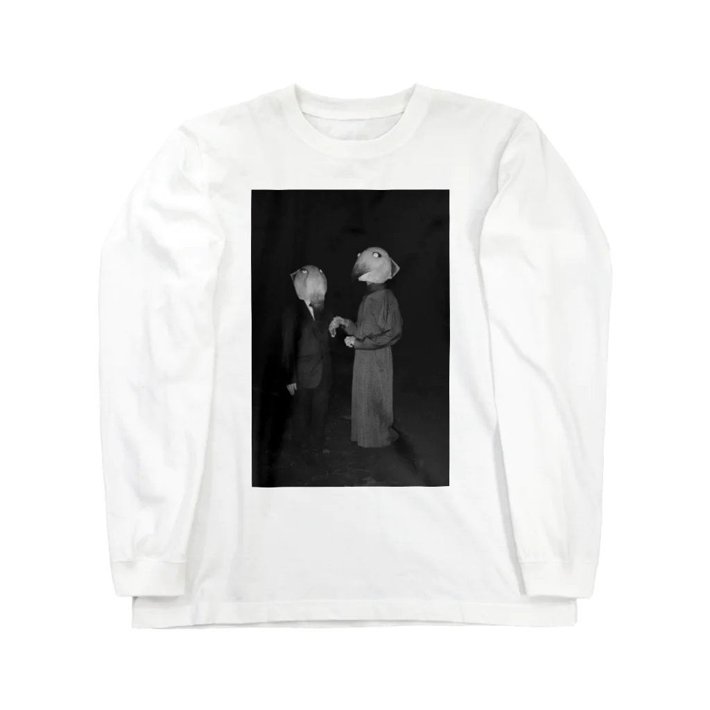 Merry Christmas ShopのRattattattattat-creep ロングスリーブTシャツ