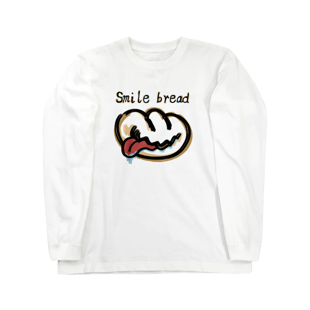 yuccoloのSmile bread ロングスリーブTシャツ