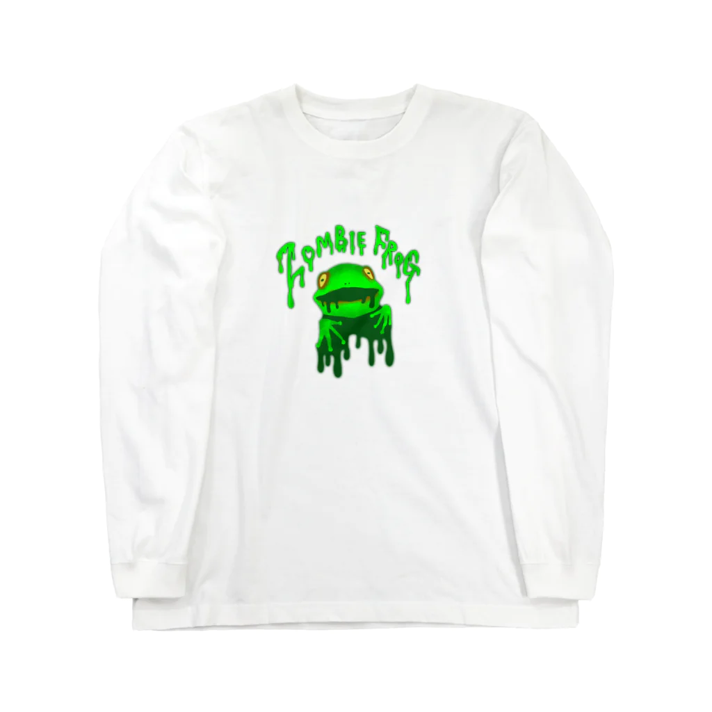 れなしやのZombie frog Long Sleeve T-Shirt