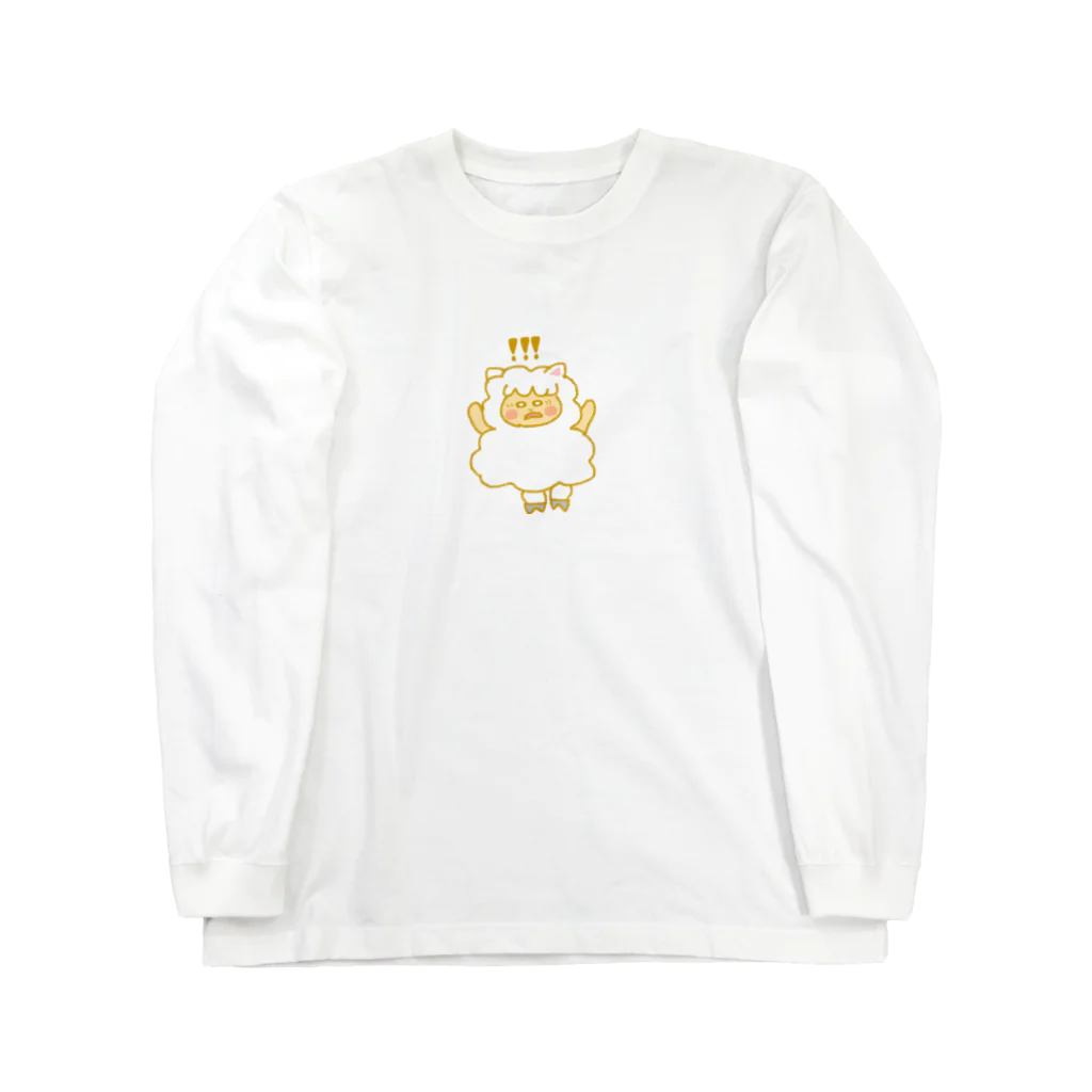 むみの驚きもふもふ羊 Long Sleeve T-Shirt