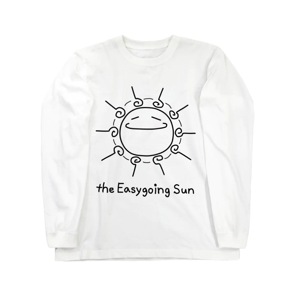 たいようSUNののんきなたいようSUN・線のみ Long Sleeve T-Shirt