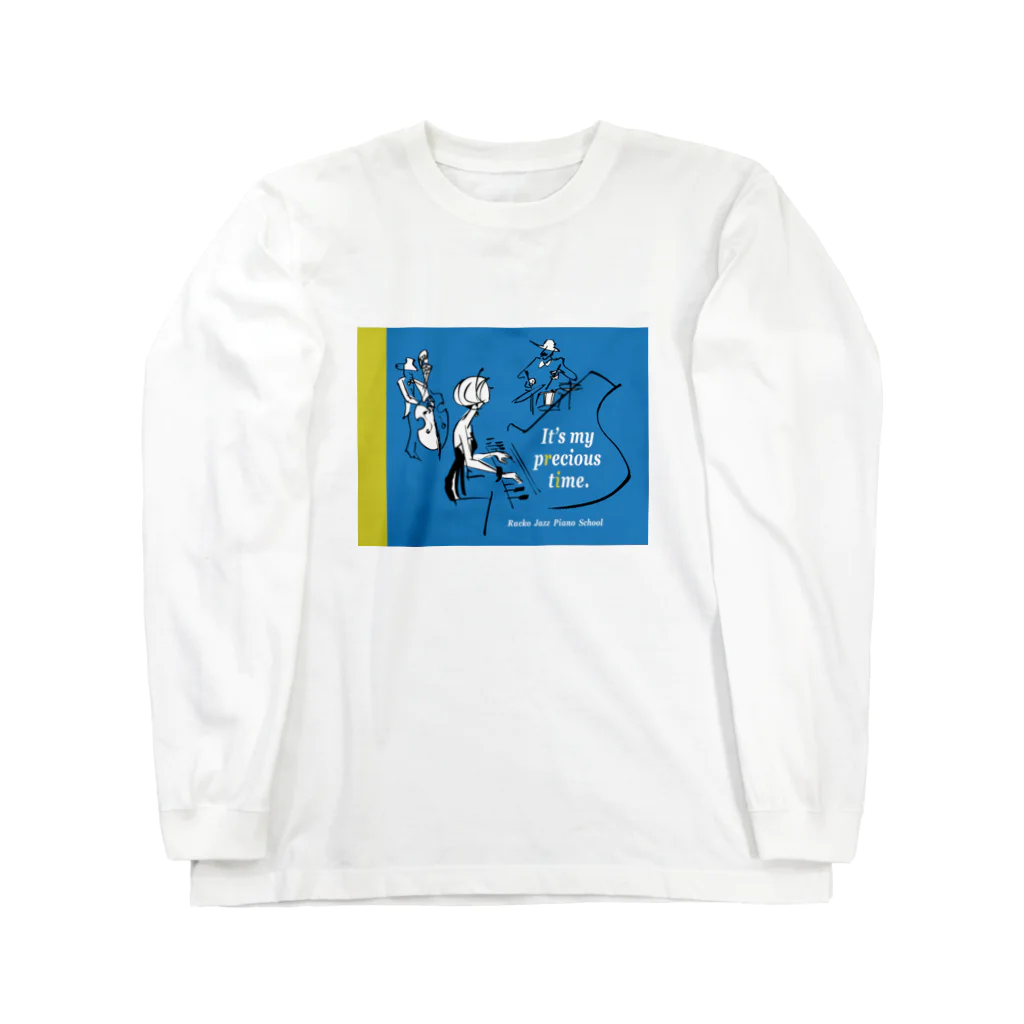 ひなげし商店のRacko Jazz Piano School ロングスリーブTシャツ