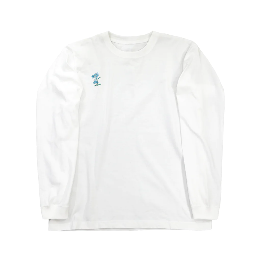 Dilly_DallyのDelphinium Long Sleeve T-Shirt