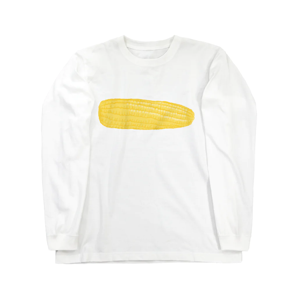 かえるのてぶくろのとうきび一本 Long Sleeve T-Shirt