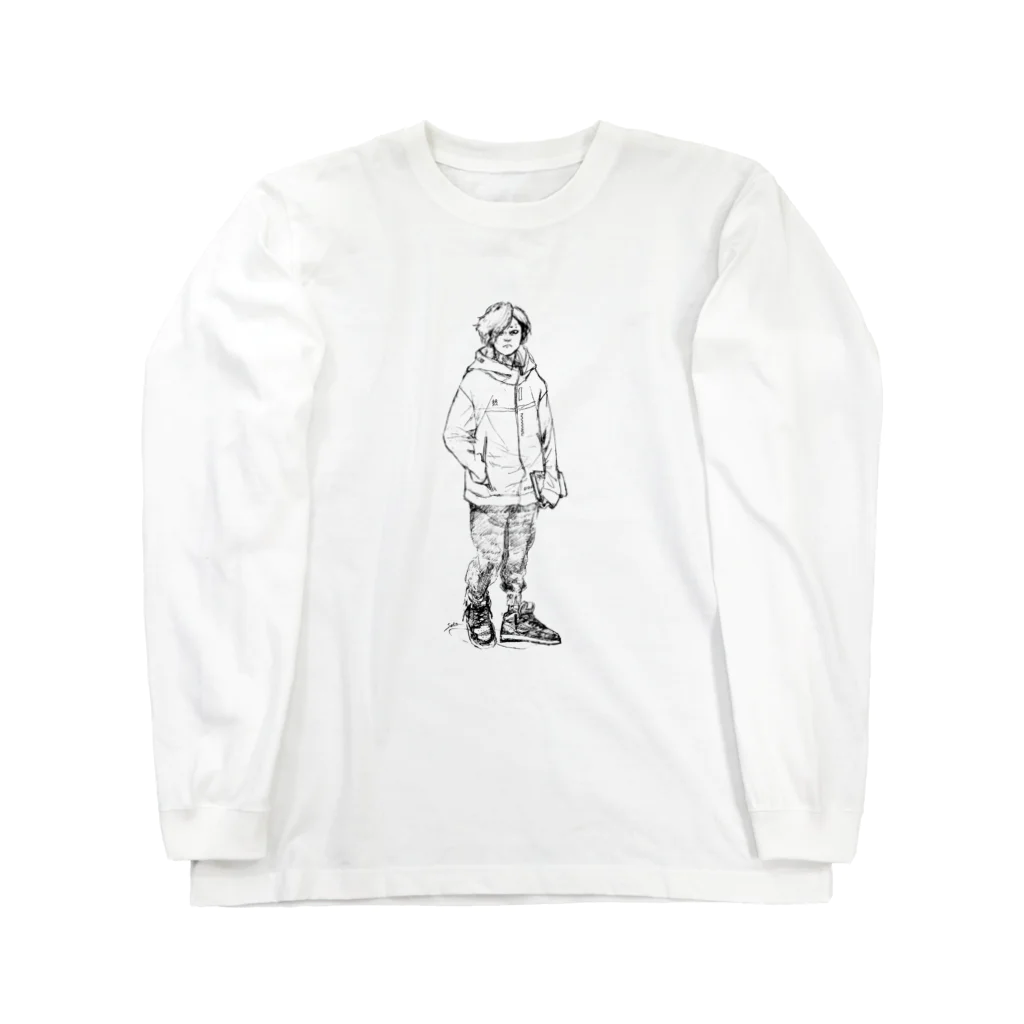 fox fox foxのKちゃん Long Sleeve T-Shirt