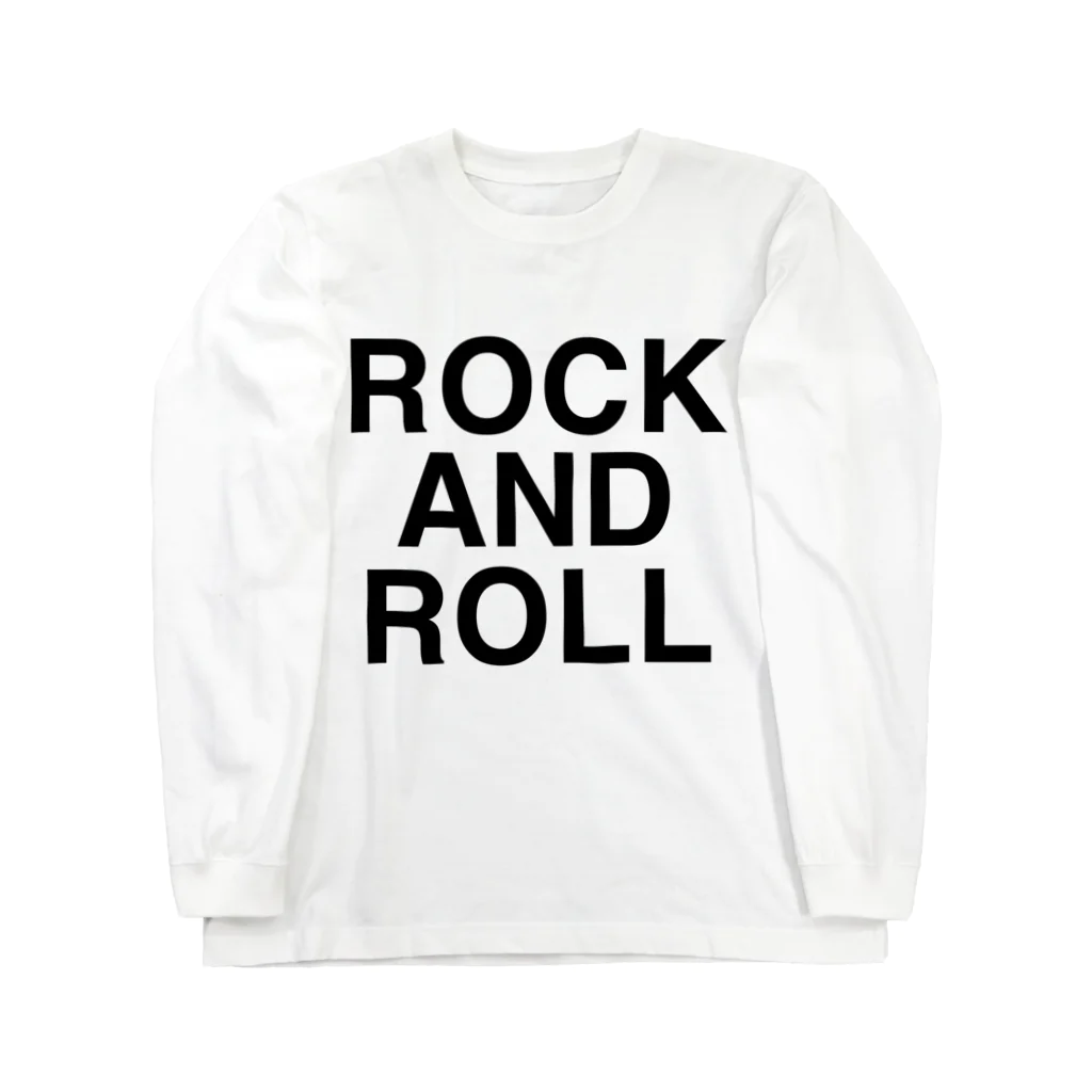 TOKYO LOGOSHOP 東京ロゴショップのROCK AND ROLL-ロックアンドロール- Long Sleeve T-Shirt