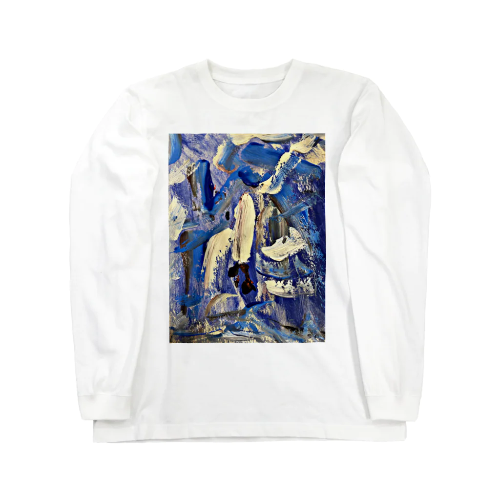 MiMiの絵日記のMiMiの絵日記　ブルースカイ Long Sleeve T-Shirt