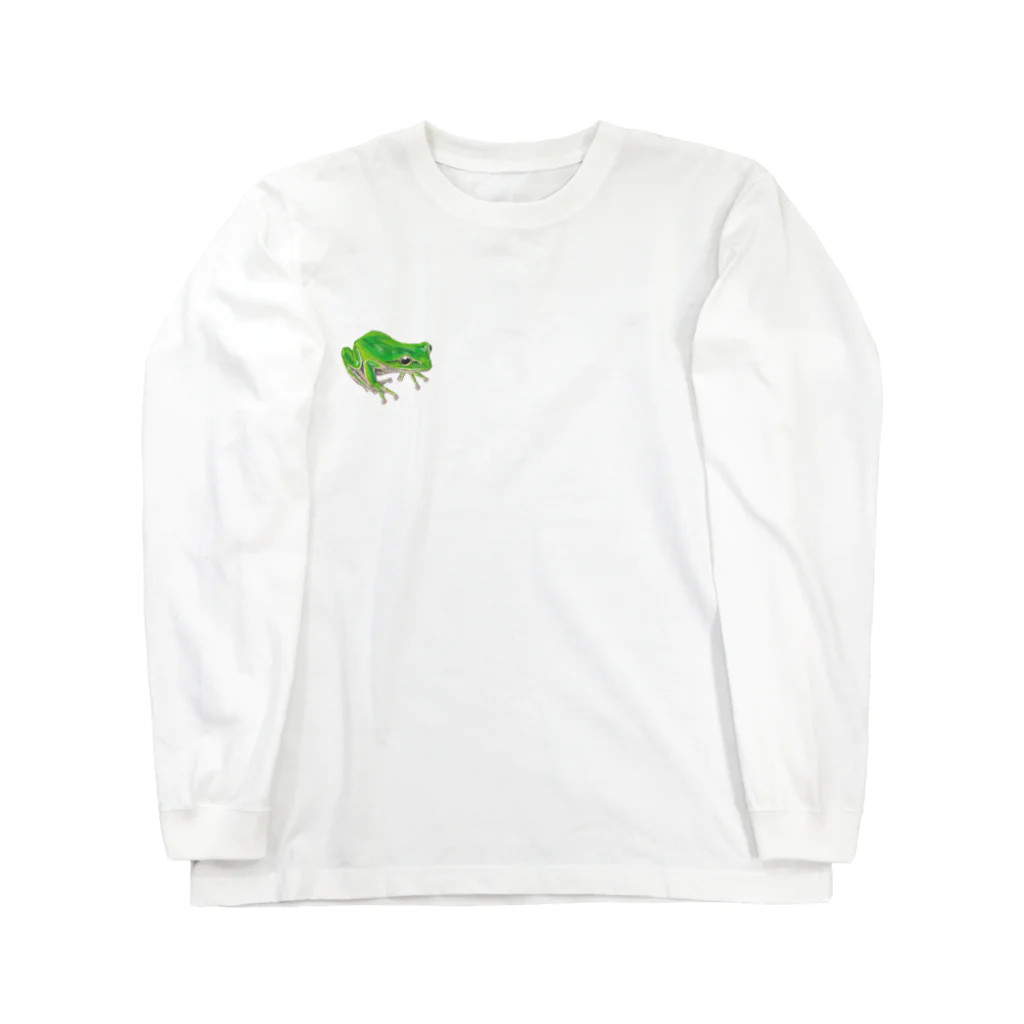 森図鑑の[森図鑑]アマガエル Long Sleeve T-Shirt