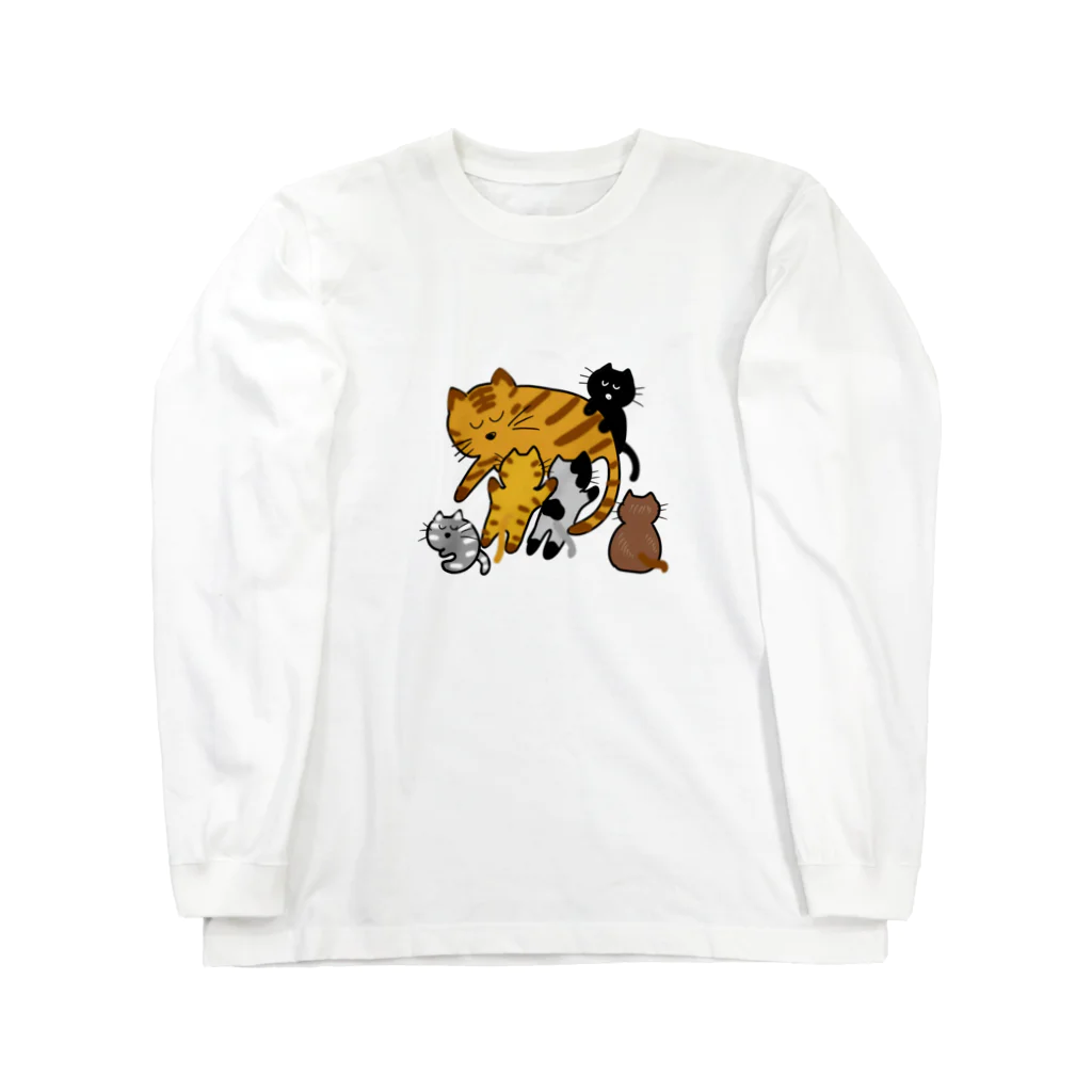 それいゆの（新）仲良し親子シリーズ(猫さん) Long Sleeve T-Shirt