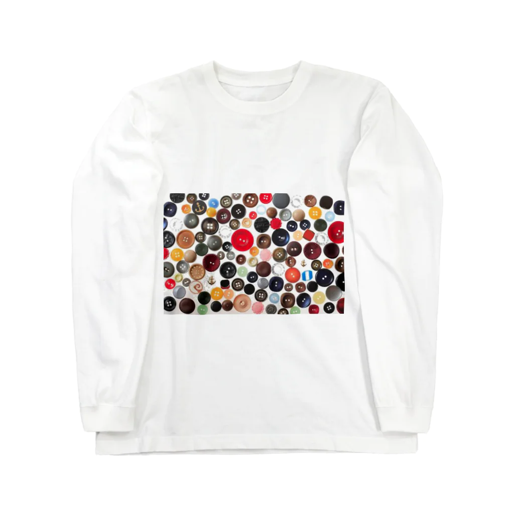 アトリエ優のボタン Long Sleeve T-Shirt