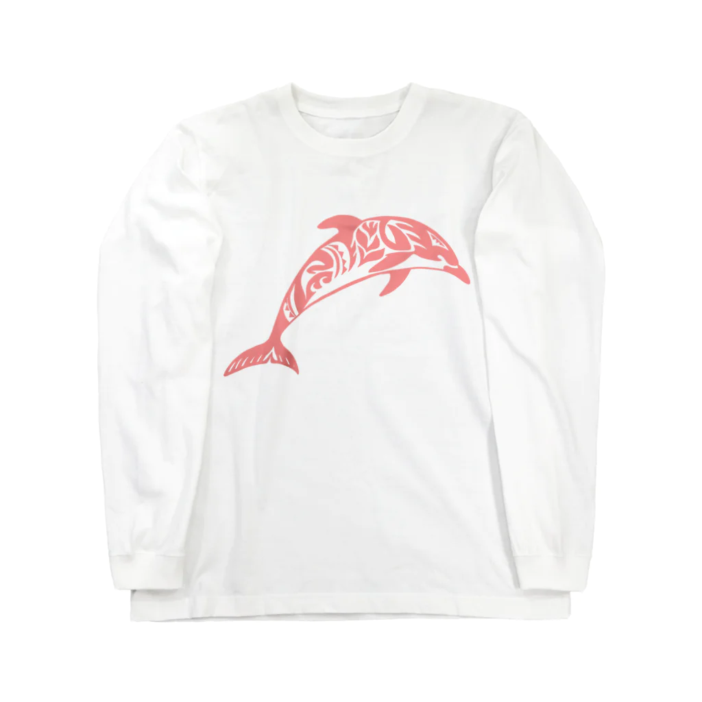 Noa Noa Art ＆ DesignのDolphin｜イルカ ロングスリーブTシャツ