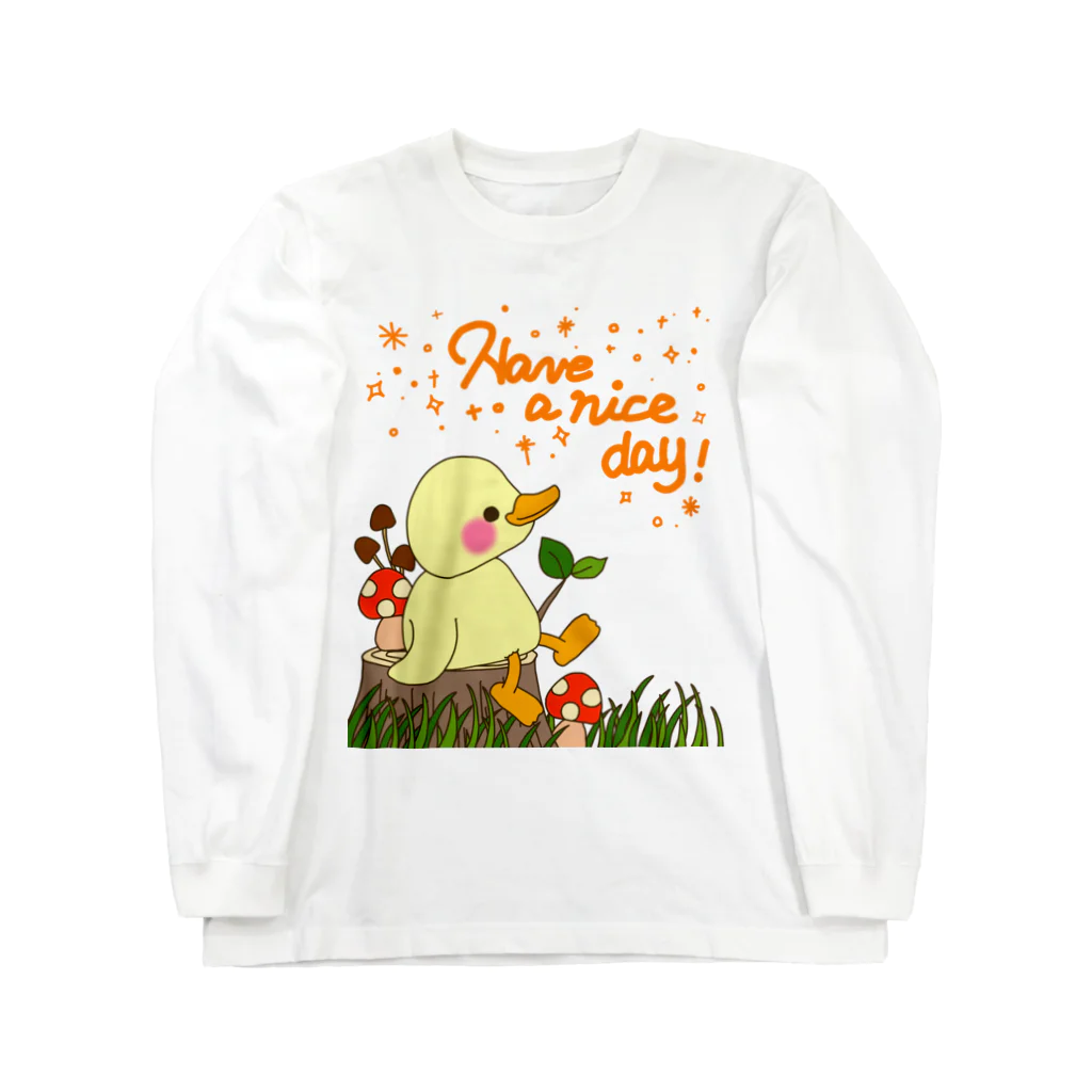 a-bow's workshop(あーぼぅズ ワークショップ)のHave a nice day! Long Sleeve T-Shirt