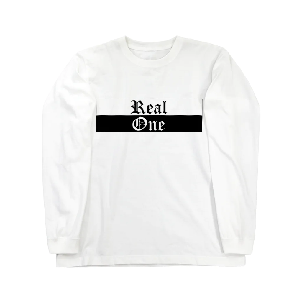 Real OneのReal One Basic Logo Long Sleeve T-Shirt