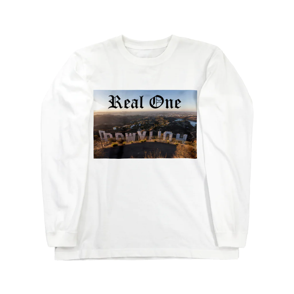Real OneのSign Back ロングスリーブTシャツ