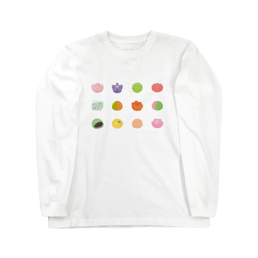 TOPECONHEROESの京菓子オールスターズ Long Sleeve T-Shirt