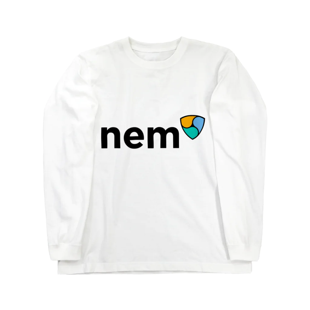 仮想通貨ガチホ太郎のNEM Long Sleeve T-Shirt