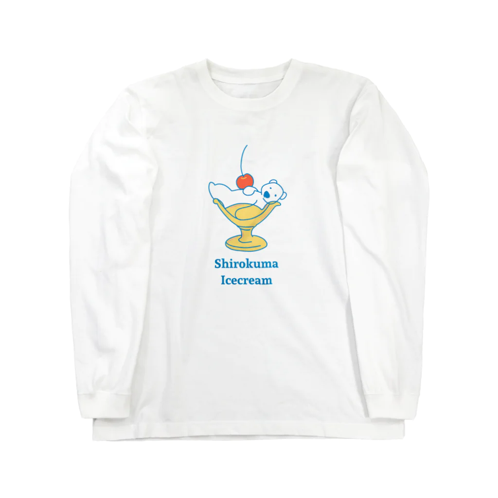 レトロサウナのしろくまアイス Long Sleeve T-Shirt