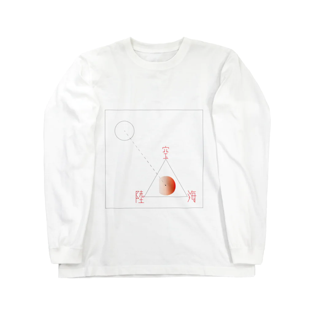 KARAMA PROJECTSの陸／海／空 Long Sleeve T-Shirt