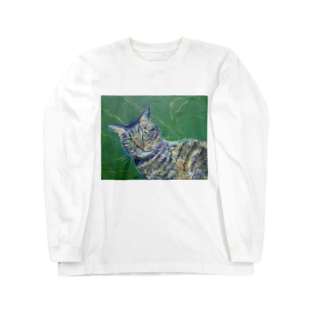 あおニャーマンのいぶし銀 Long Sleeve T-Shirt