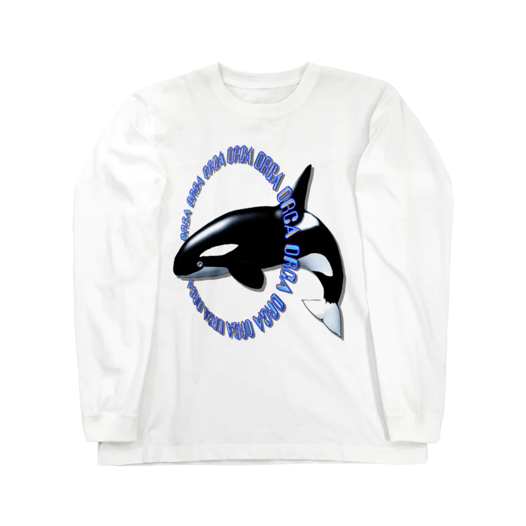 LalaHangeulのORCA シャチ ロングスリーブTシャツ