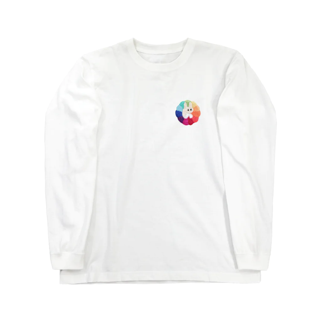 lovbitのメロクリうさ天&虹色ちゃん Long Sleeve T-Shirt