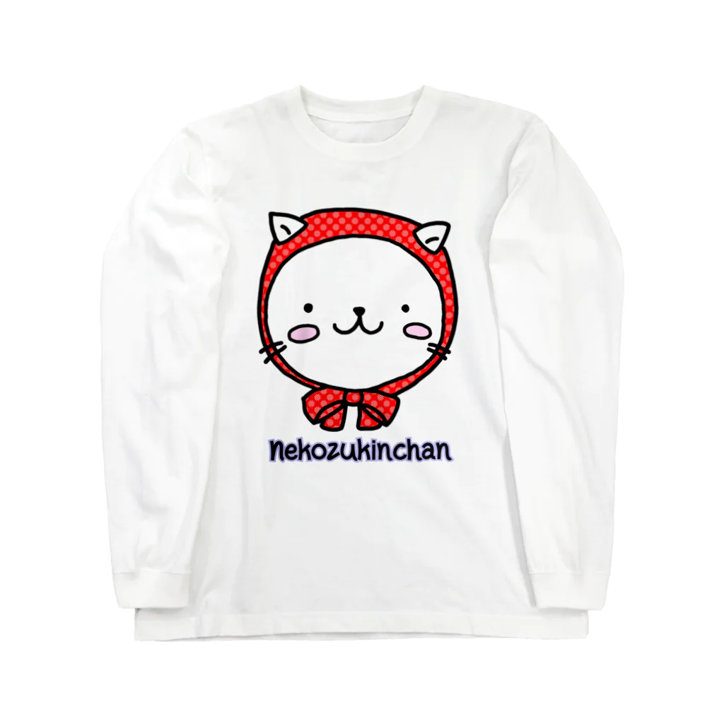 MIZUKICOCOのねこ頭巾ちゃん ロングスリーブTシャツ