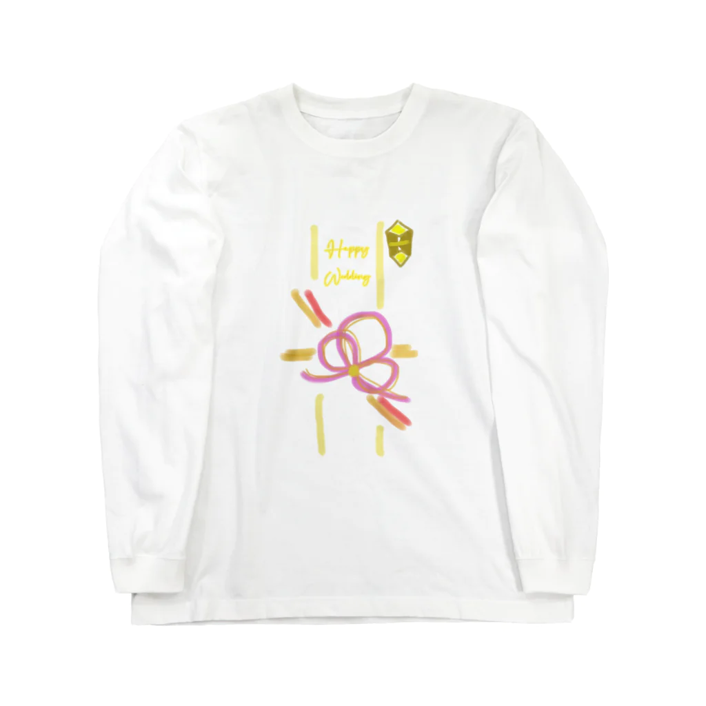 mina_minaのHappy Wedding! Long Sleeve T-Shirt