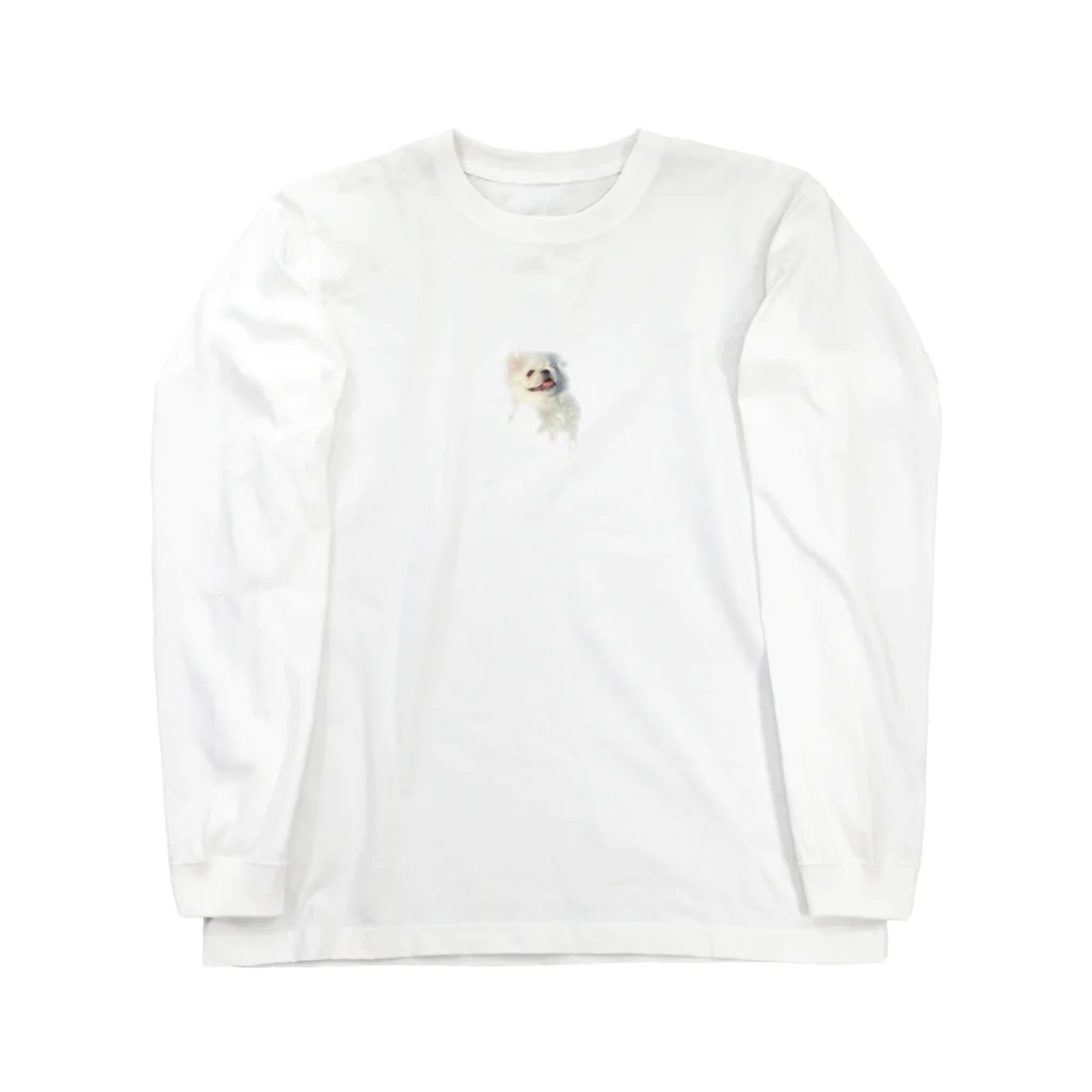 ペキニーズmugiのぼやぼやペキニーズ Long Sleeve T-Shirt