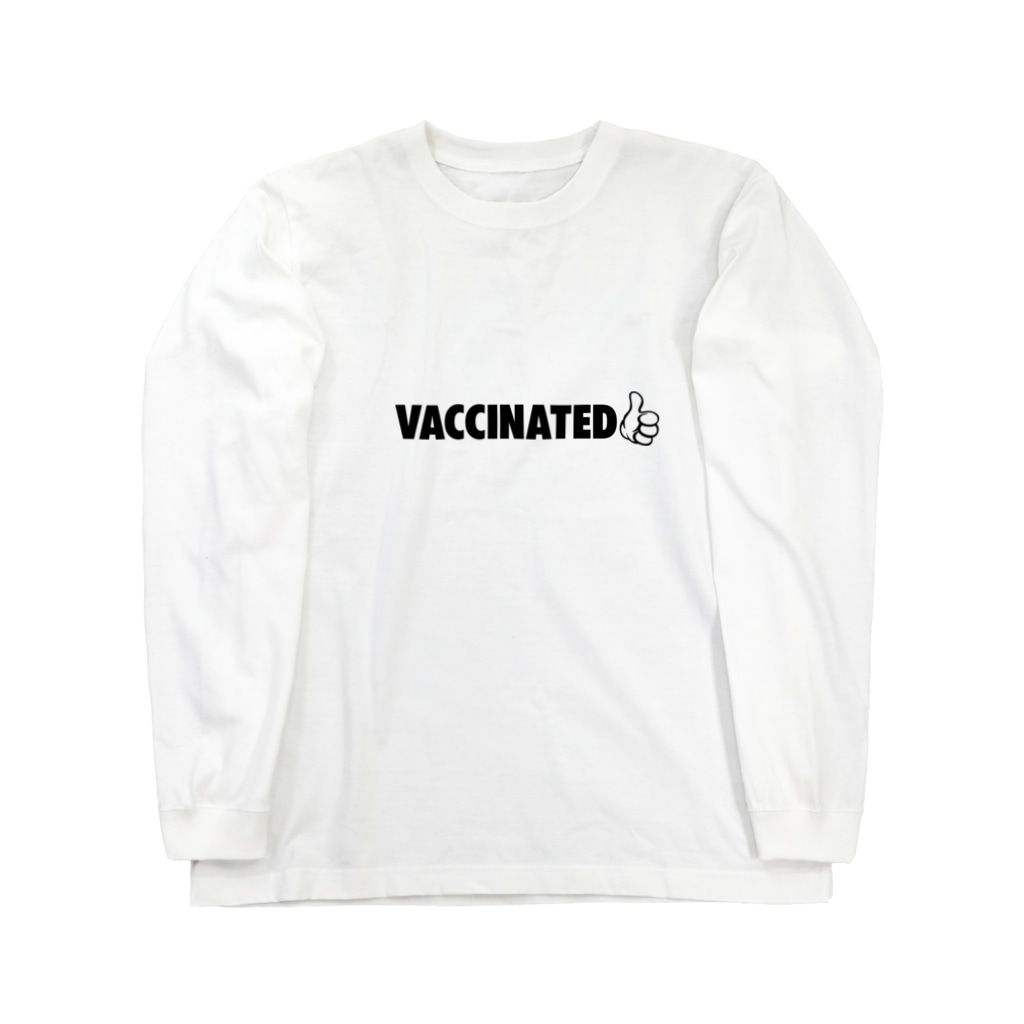 SCC DESIGN WORKSのVACCINATED2(ワクチン接種済) Long Sleeve T-Shirt