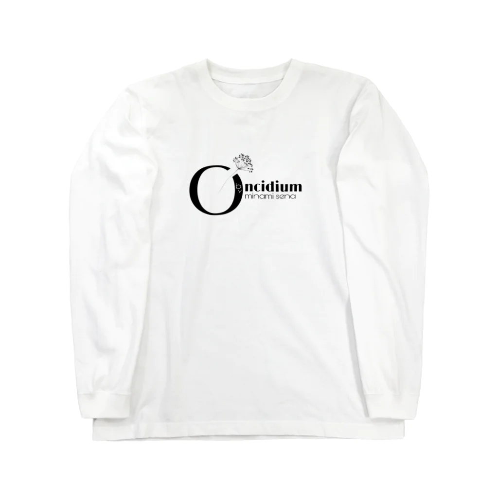 Oncidium  by minamisenaのLogo シンプル ロングスリーブTシャツ