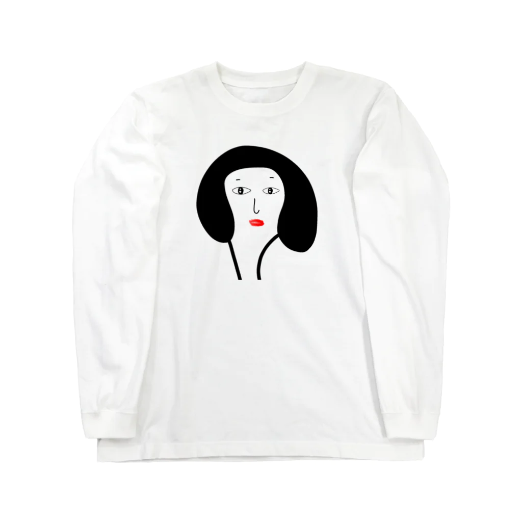 usa100の白塗り淑女 Long Sleeve T-Shirt