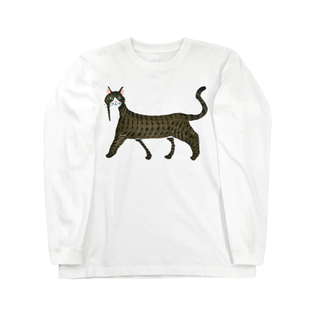 segasworksのきじしろねこ Long Sleeve T-Shirt