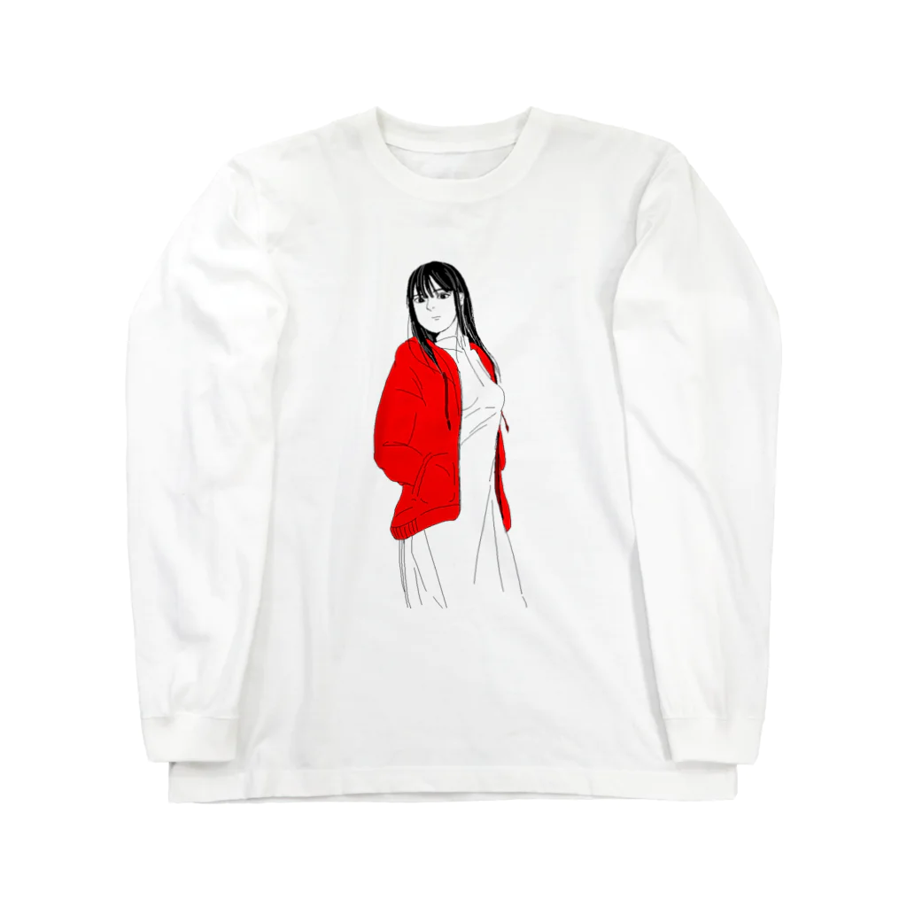 平和通りの着こなしがロックだね Long Sleeve T-Shirt