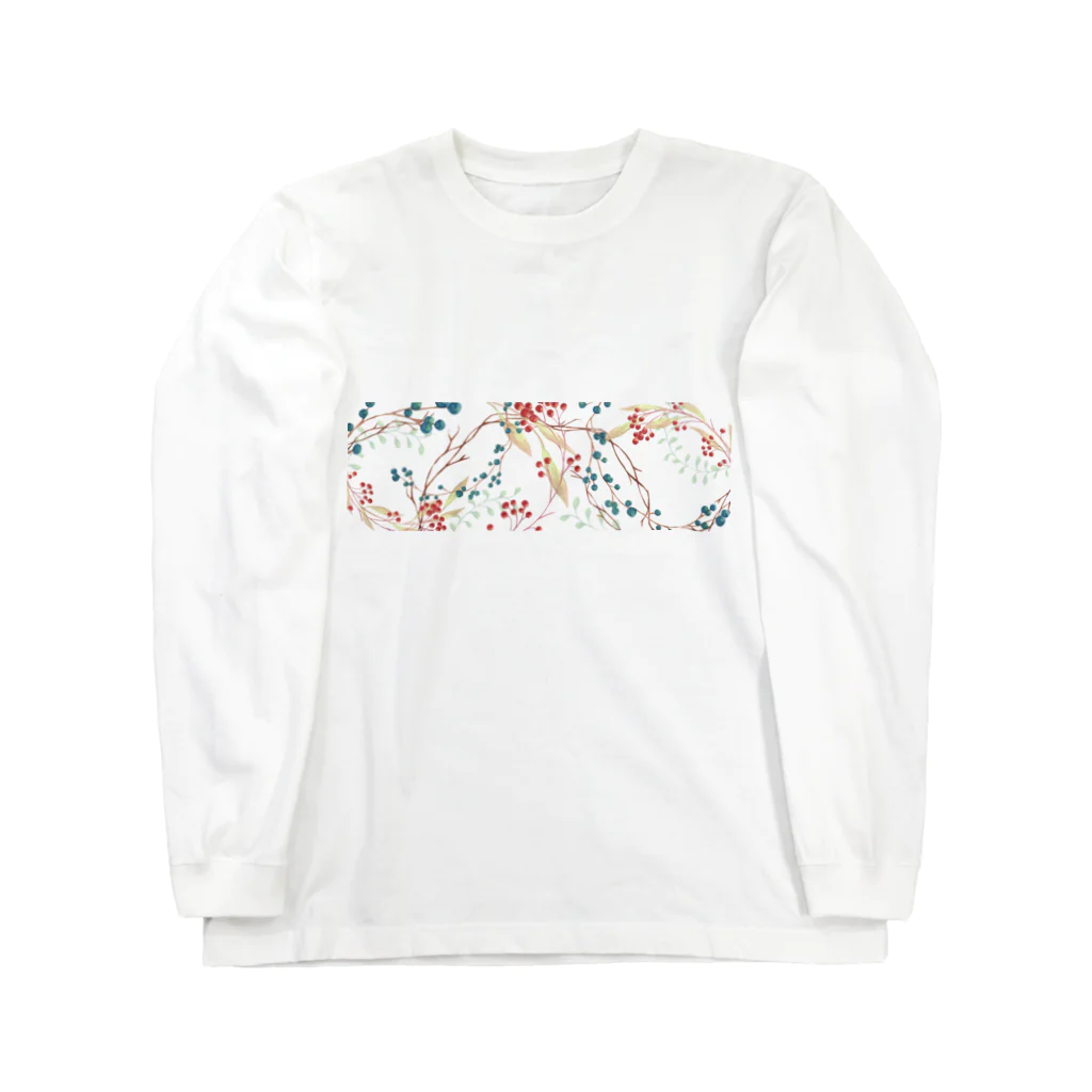 プリズモリイの箱の森のかわいい贈り物♪小さな木の実のボタニカル日記 ～徒然～ Long Sleeve T-Shirt