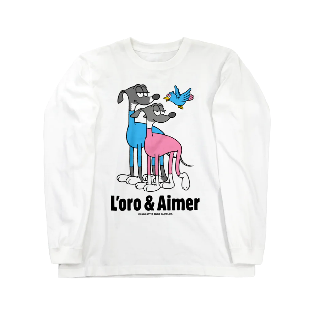 Houndy's supply イタグレ服【ハウンディーズ】のLolo&almerさん専用 ロングスリーブTシャツ