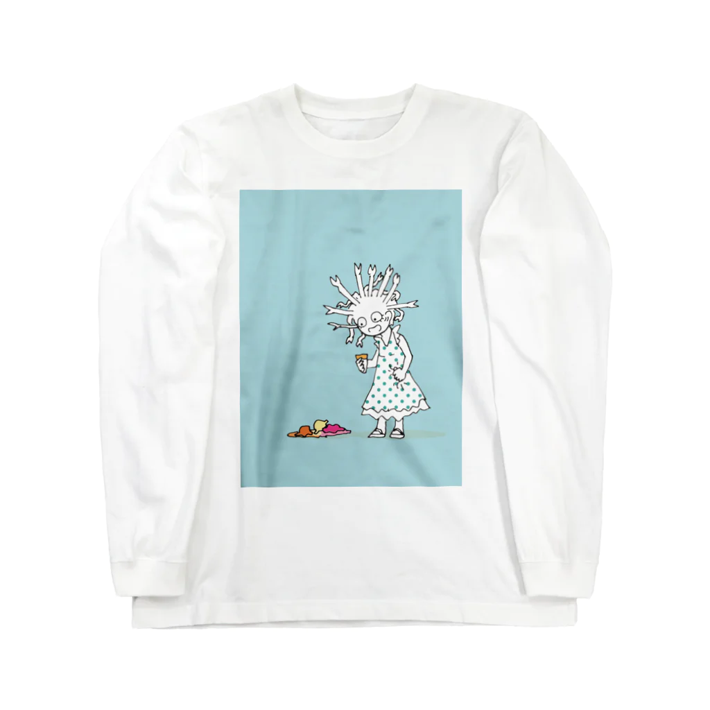 杜の魚のメドゥーサとアイスクリンの悲劇 Long Sleeve T-Shirt