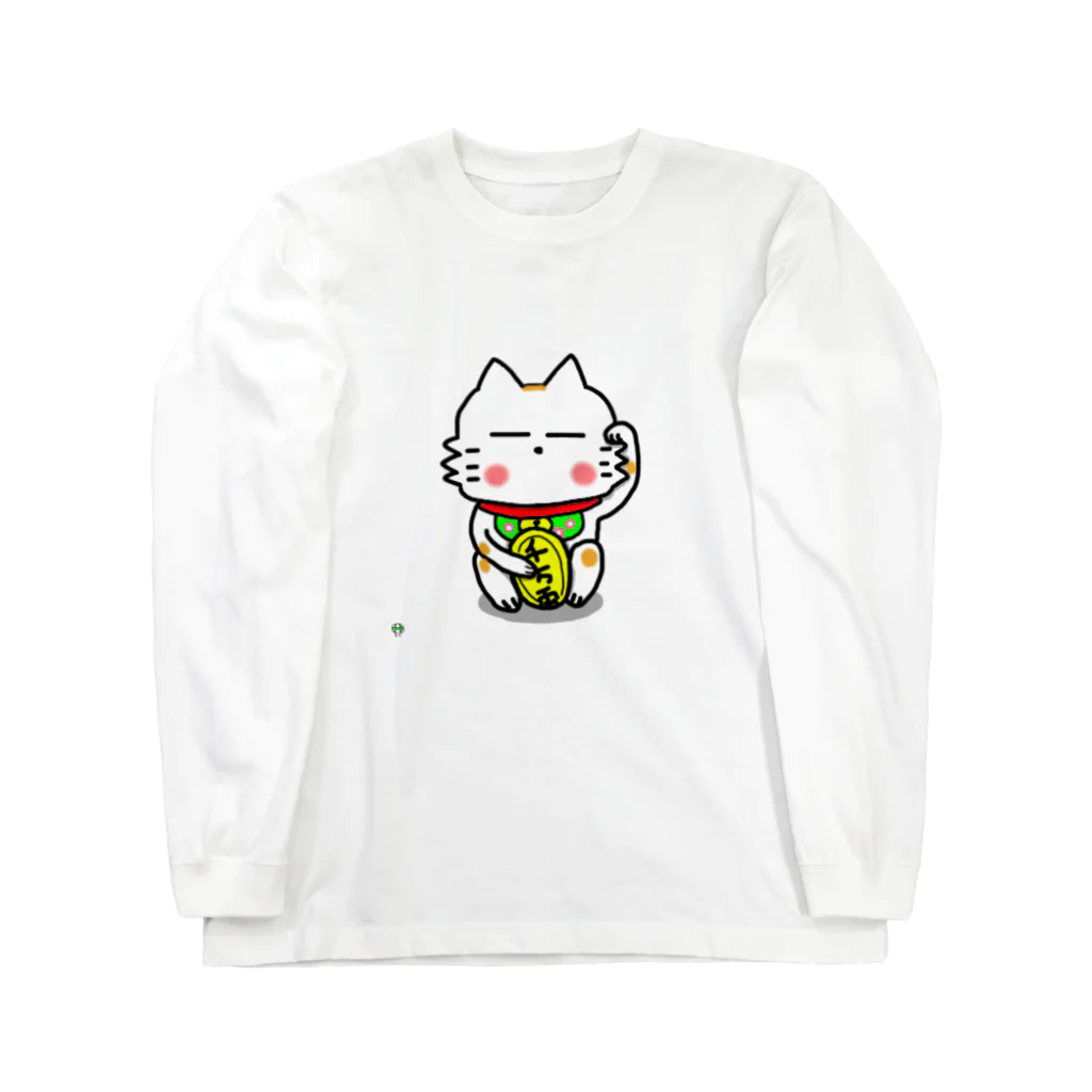 ビケ＠BKF48 補欠のBK　あーきちゃん招き猫バージョン Long Sleeve T-Shirt