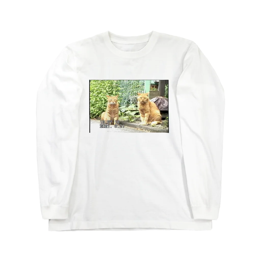 ディスク百合おんのminiDVテープ「二匹の猫」 Long Sleeve T-Shirt