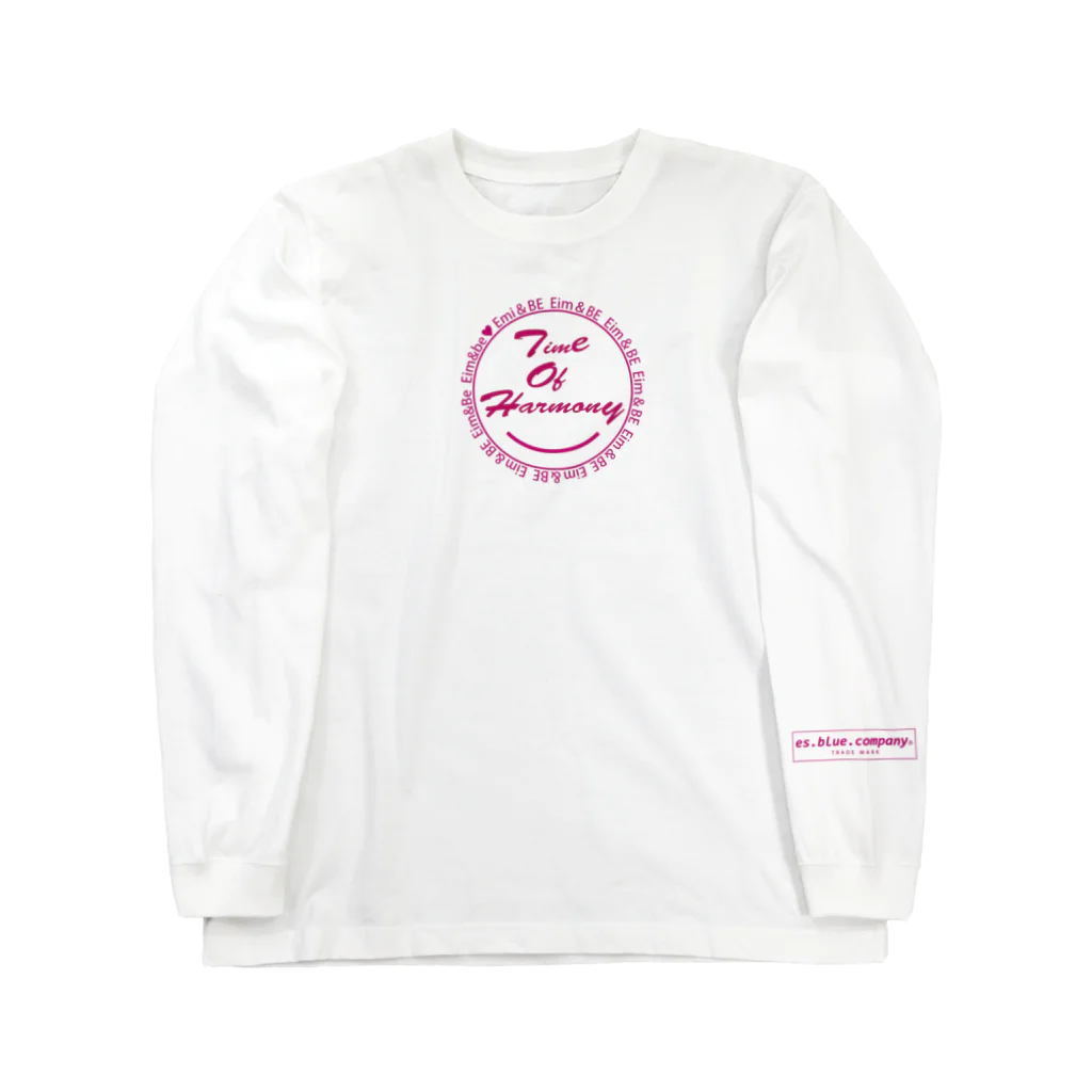 Eim&BeのTime of harmony(ピンクロゴ) ロングスリーブTシャツ