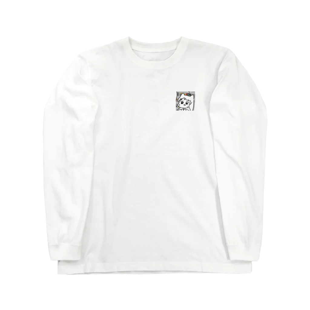 ぶんこ塩のあせあせぶんこしお Long Sleeve T-Shirt