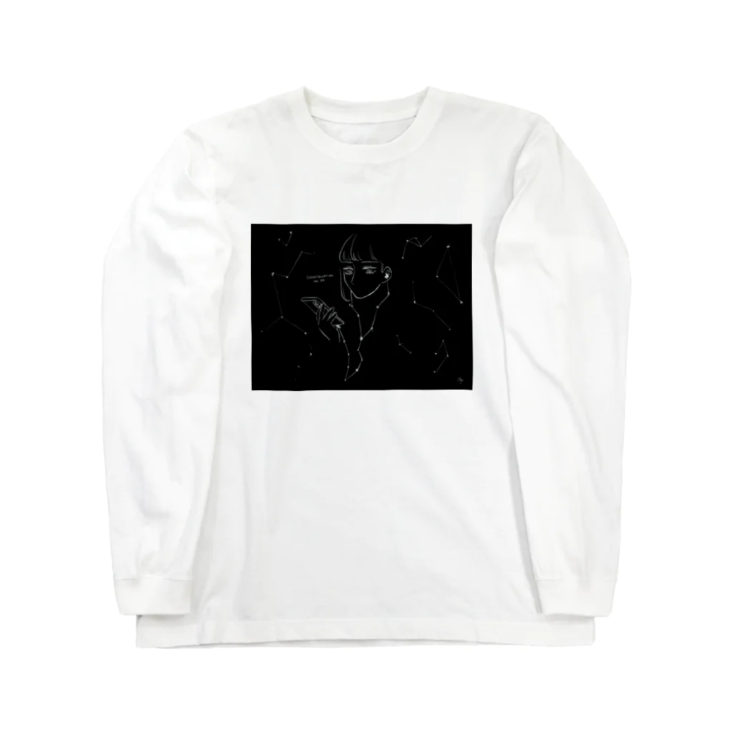 町芽露店のconstellationNO89 Long Sleeve T-Shirt