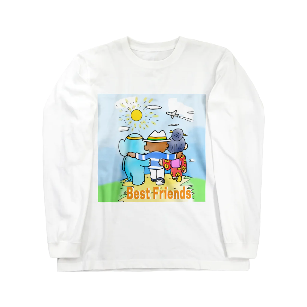 RAJACAFEのBest Friends ロングスリーブTシャツ