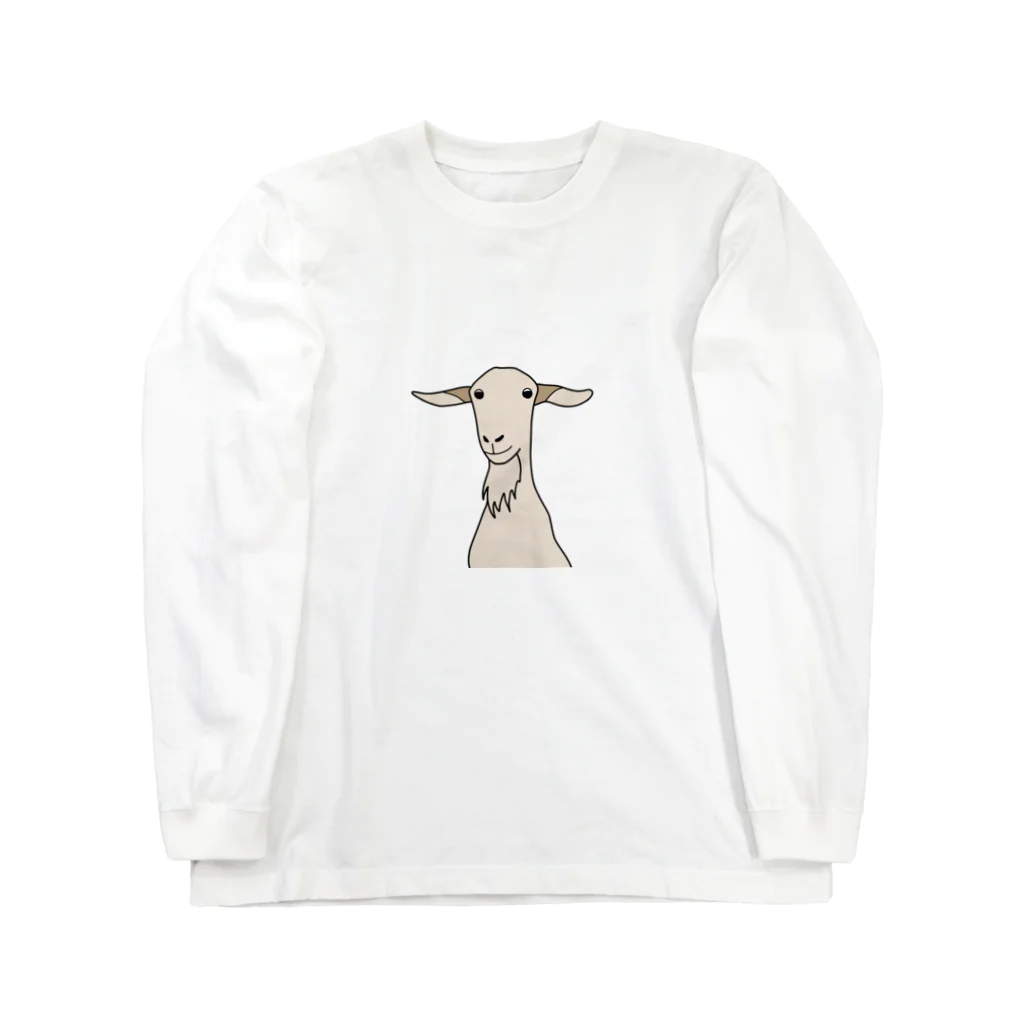 TAMADAYAの哀愁漂うヤギ Long Sleeve T-Shirt