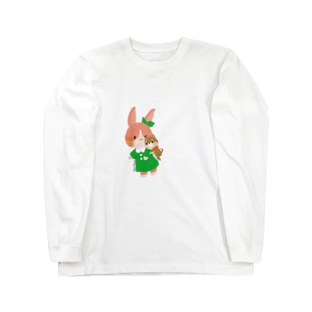 かとう・さくらの豆しばともも Long Sleeve T-Shirt