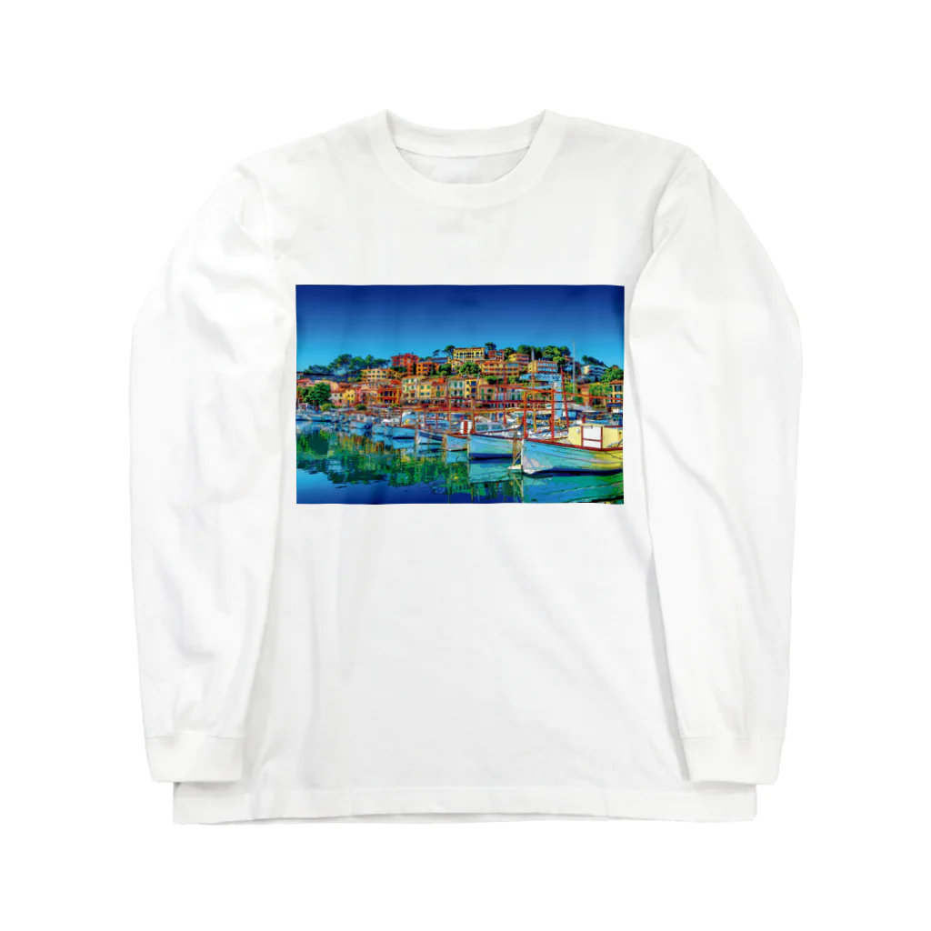 GALLERY misutawoのスペイン マヨルカ島ポルト・クリストのマリーナ ロングスリーブTシャツ