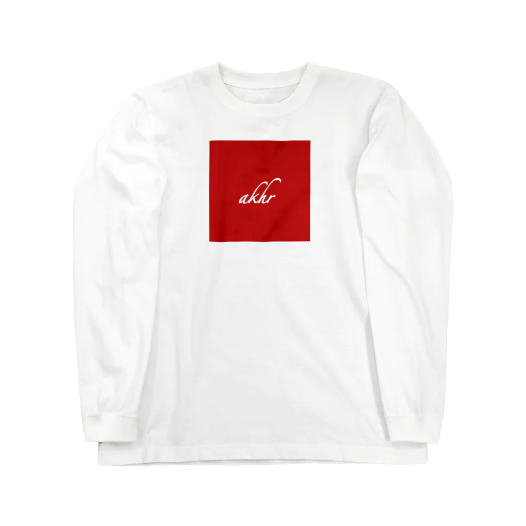 akhrakhrのakhr red Long Sleeve T-Shirt