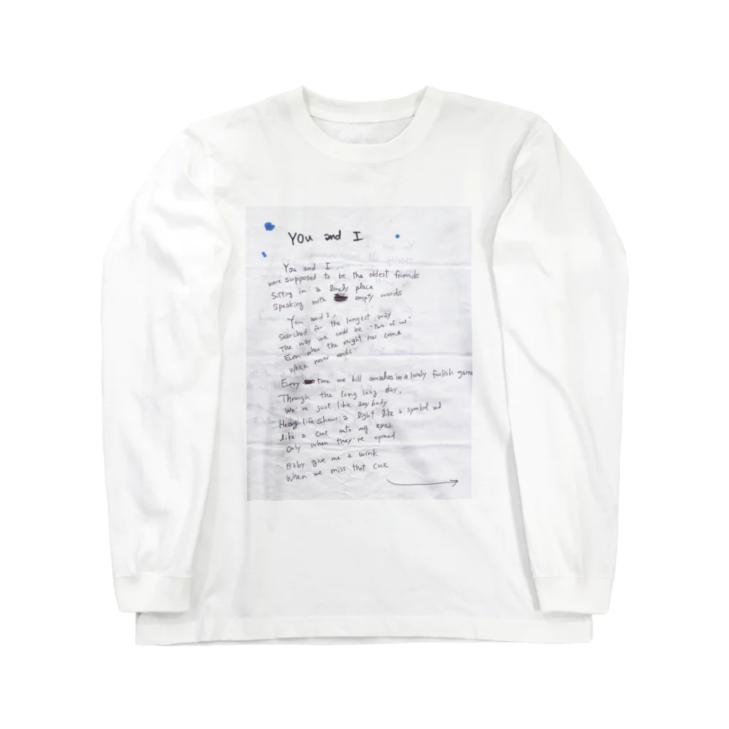 HAPPY OTAKU MARKETのLyrics! You and I Long Sleeve T-Shirt