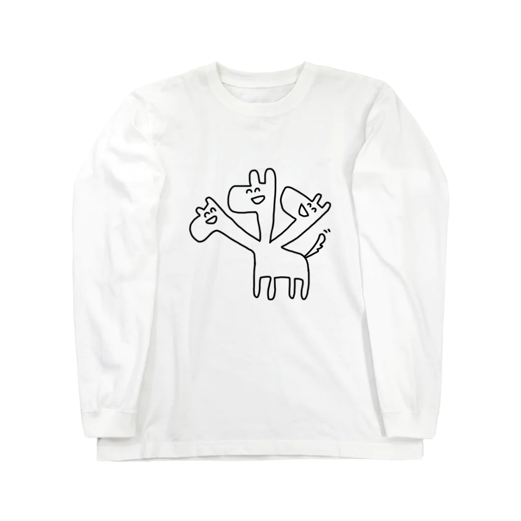 ₍ᐢ.ˬ.ᐢ₎の謎の生き物 Long Sleeve T-Shirt